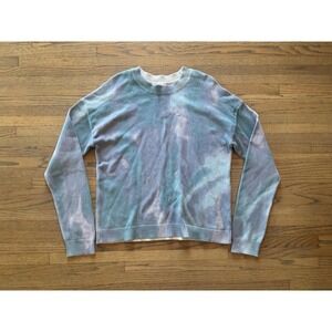 Joe Fresh Blue Purple Tie Dye Sweater Size Large